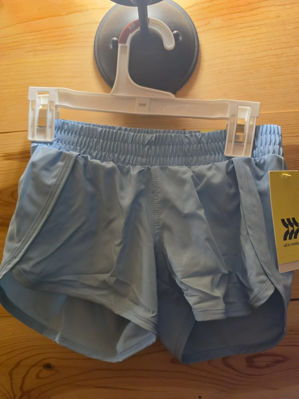 all in motion Light Blue Women's Athletic Running Shorts